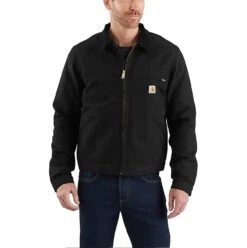 Best Clothing Store -Best Clothing Store Carhartt Relaxed Fit Duck Blanket Lined Detroit Jacket BLACK 1 74557.1710791217