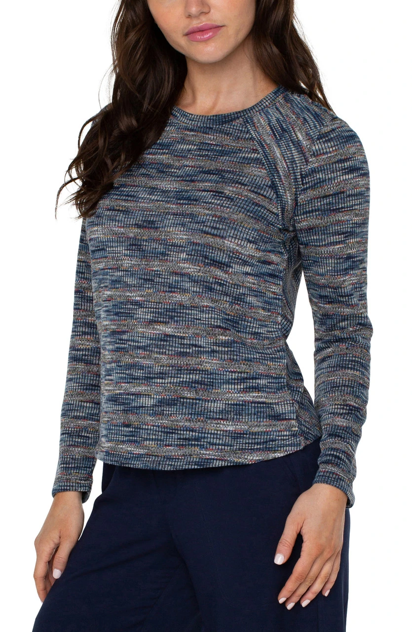 Liverpool Crew Neck Mitered Top 3 Liverpool Crew Neck Mitered Top - Image 3