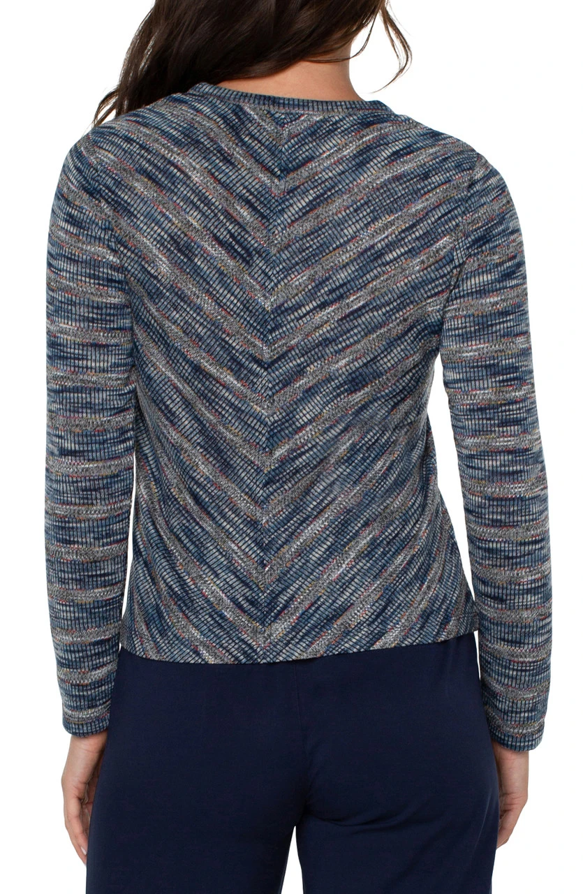 Liverpool Crew Neck Mitered Top 4 Liverpool Crew Neck Mitered Top - Image 4