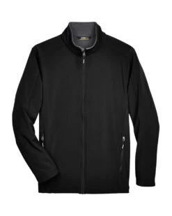 Men's Two-Layer Fleece Bonded Soft Shell Jacket -Best Clothing Store Men s Two Layer Fleece Bonded Soft Shell Jacket BLACK 3 25910.1710860887