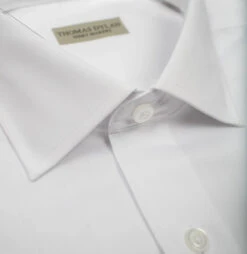 Best Clothing Store -Best Clothing Store Thomas Dylan Regular Fit White Short Sleeve Dress Shirt S 2 27339.1718030404