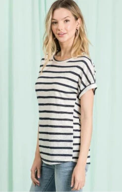 Wide Striped Dolman Sleeve Top 7 Wide Striped Dolman Sleeve Top -Best Clothing Store Wide Striped Dolman Sleeve Top NAVY 2 75176.1711641450