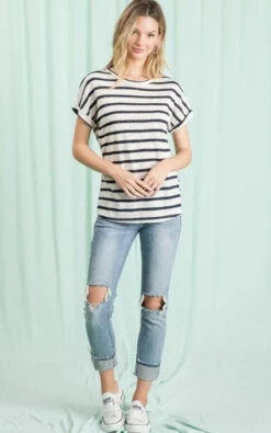 Wide Striped Dolman Sleeve Top 9 Wide Striped Dolman Sleeve Top -Best Clothing Store Wide Striped Dolman Sleeve Top NAVY 4 59979.1711641451