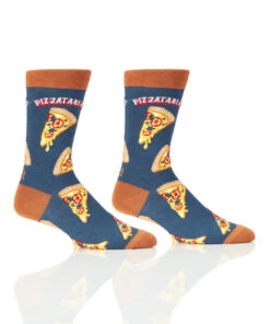 YO Sox Men's Pizzatarian Socks