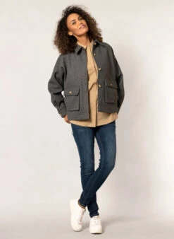 Yest Aafke Jacket -Best Clothing Store Yest Aafke Jacket DRKGREY 3 95145.1710518169